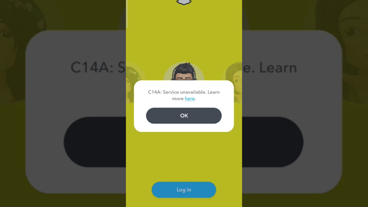 Snapchat login C14error now sanoachat server down #snapchatupdate #snapchat #error #server