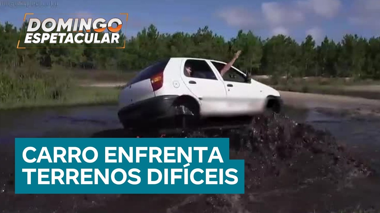 ‘Rei da gambiarra’ transforma carro popular em Monster Truck caseiro