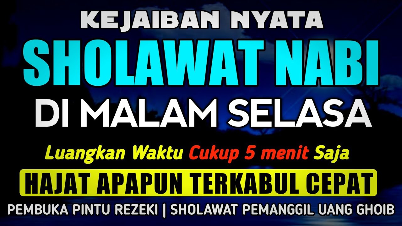 SHOLAWAT PENARIK REZEKI PALING DAHSYAT, Sholawat Nabi Muhammad SAW, SALAWAT JIBRIL PALING MERDU