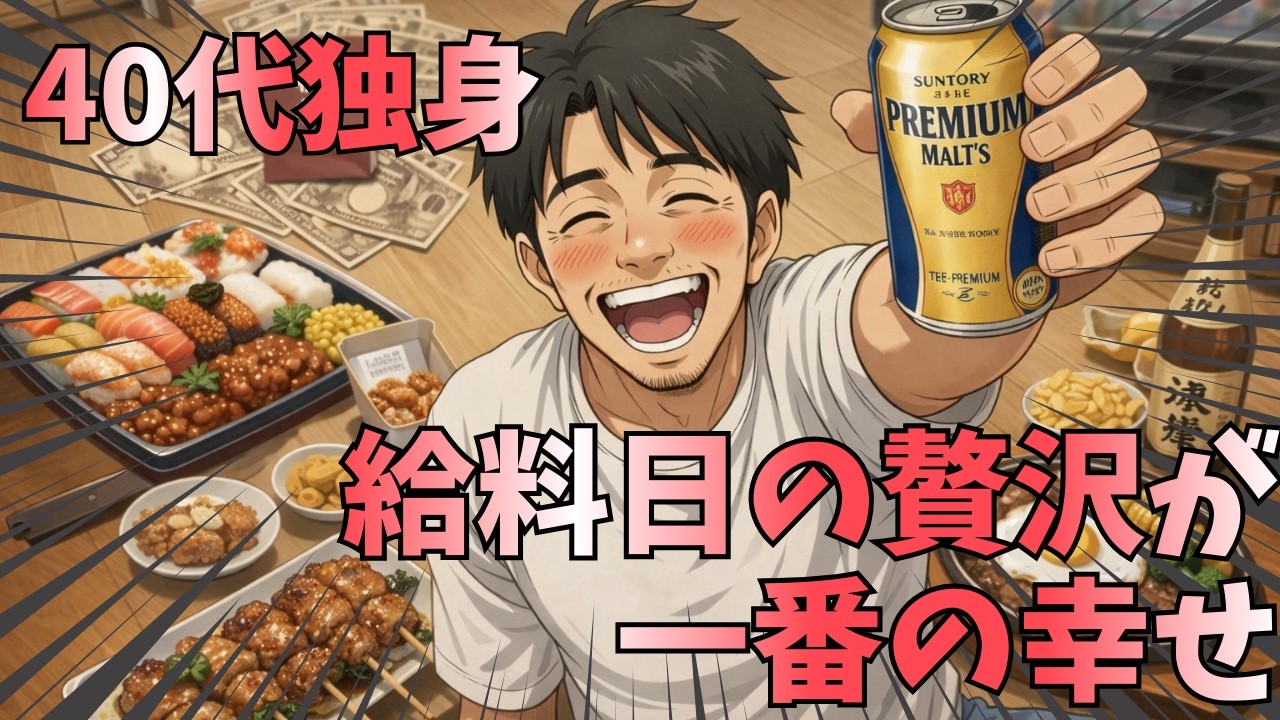 【食テロ】40代独身、給料日後の夜がわりと好き