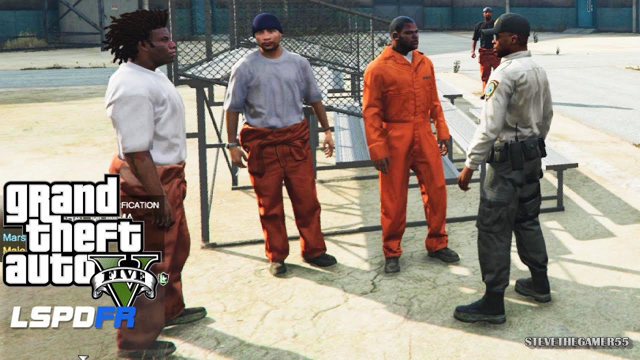GTA 5 - LSPDFR - EPiSODE 70 - LET'S BE COPS - PRISON GUARD PATROL (GTA 5 PC POLICE MODS) BOLINGBROKE
