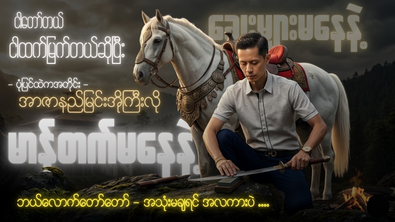 ငါတော်တယ်ဆိုပြီး အာဇာနည်မြင်းအိုကြီးလို မာန်တက်မနေနဲ့ - အသုံးမချရင် အလကားပဲ