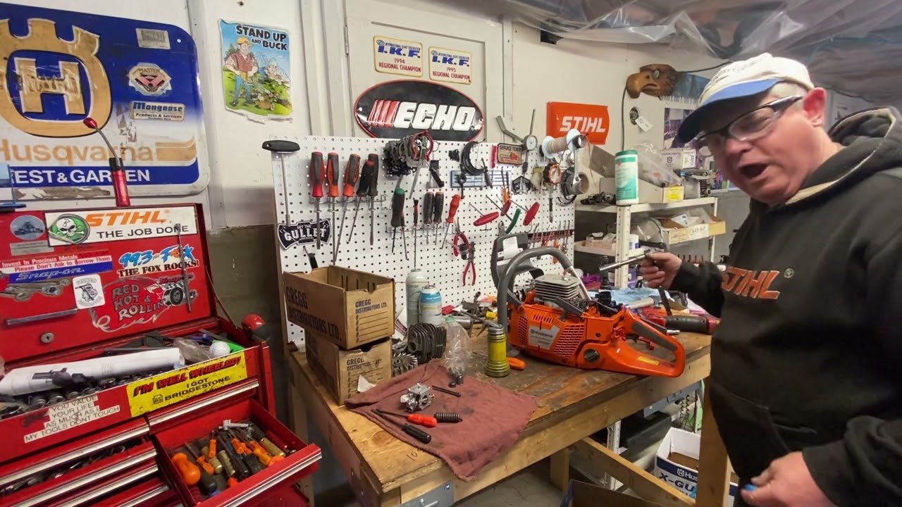 Как перенести и собрать Husqvarna 390xp