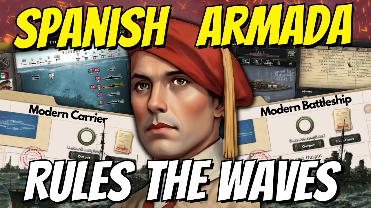 Turning S(PAIN) Into the Most Advanced Navy in HOI4!