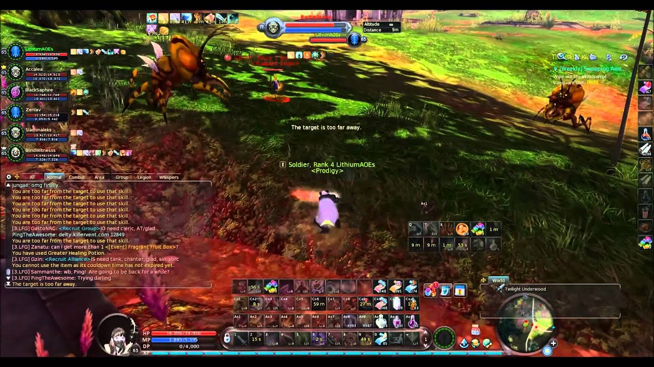 Aion Fun PvP Cleric Chase :D