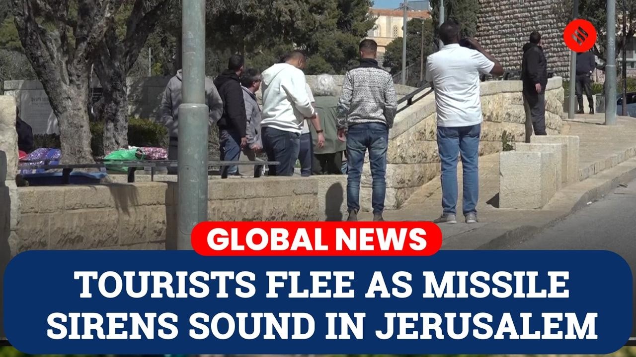 Tourists Scramble For Cover As Missile Sirens Echo Across Jerusalem