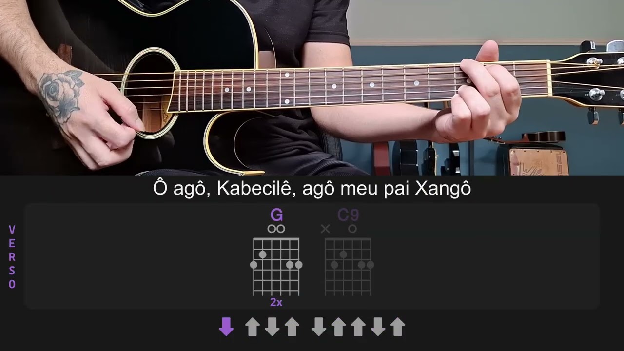 Aos Meus Avós - Tainá Santos | Aula de Violão Fácil com Acordes/Tabs e Batida