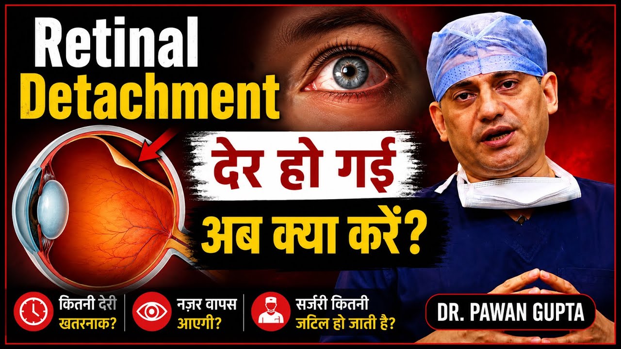 Old Retinal Detachment: Causes, Treatment & Visual Recovery | Dr. Pawan Gupta Explains