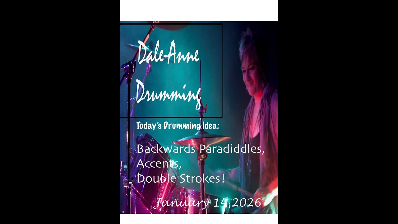 DRUM FILL! RUDIMENTS! ACCENTS! COMBINE 2 IDEAS FOR A FUNKY FILL!