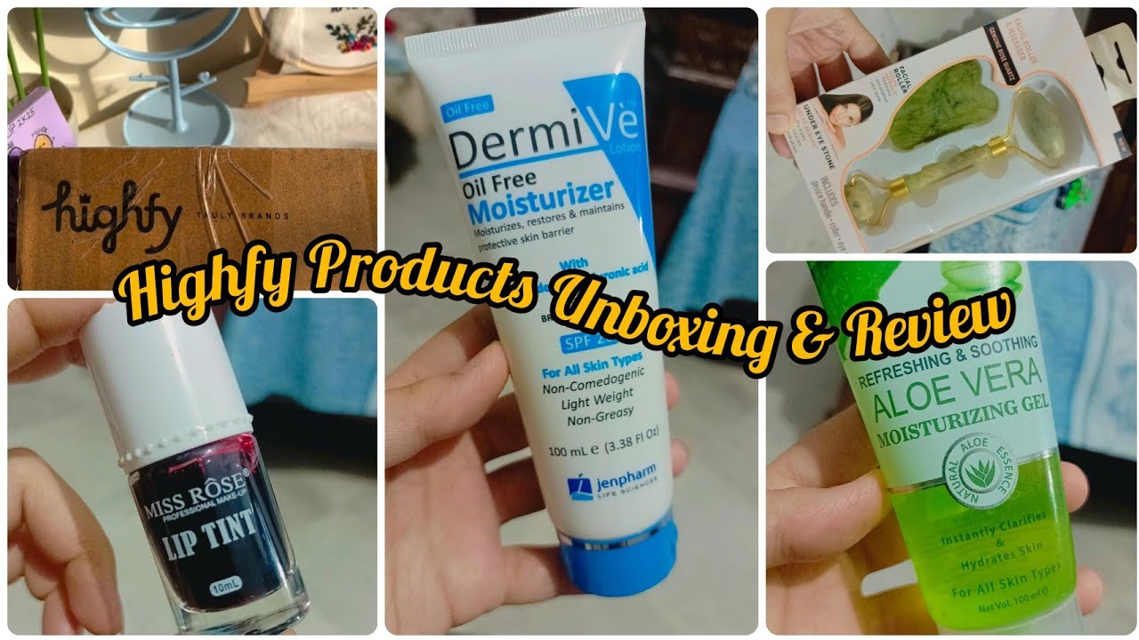 Highfy Products Honest Review | My First Order From Highfy | Dermive Moisturizer Review | Highfy.pk