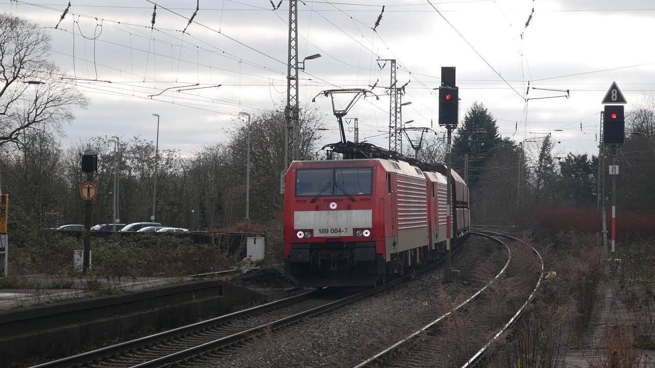 Züge in Wesel mit RRX Br 186 189 193 462 1429 406 3429 295