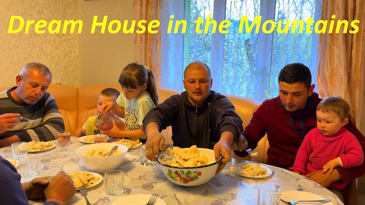 Building our dream house in the Carpathians | Family Rural Life with Children