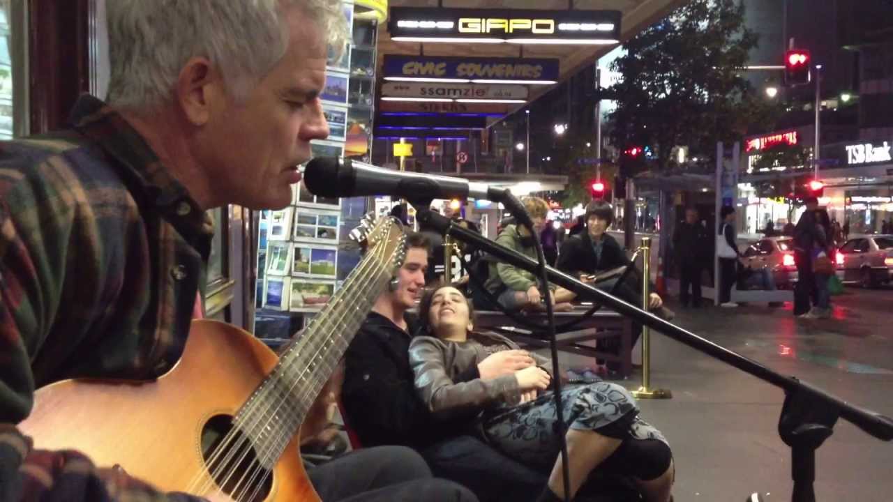 Awesome street musician guitarist busker Luke Hurley!!