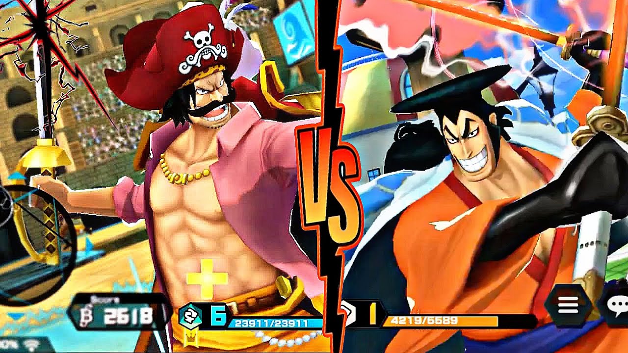 V2 Oden vs Roger one piece Bounty rush