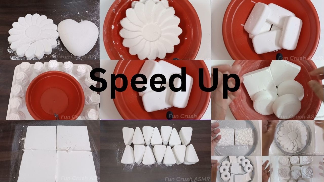 ASMR | Speed Up- Various Plain Jane Gym Chalk Compilation | Powdery & Crunchy | Oddly Satisfying