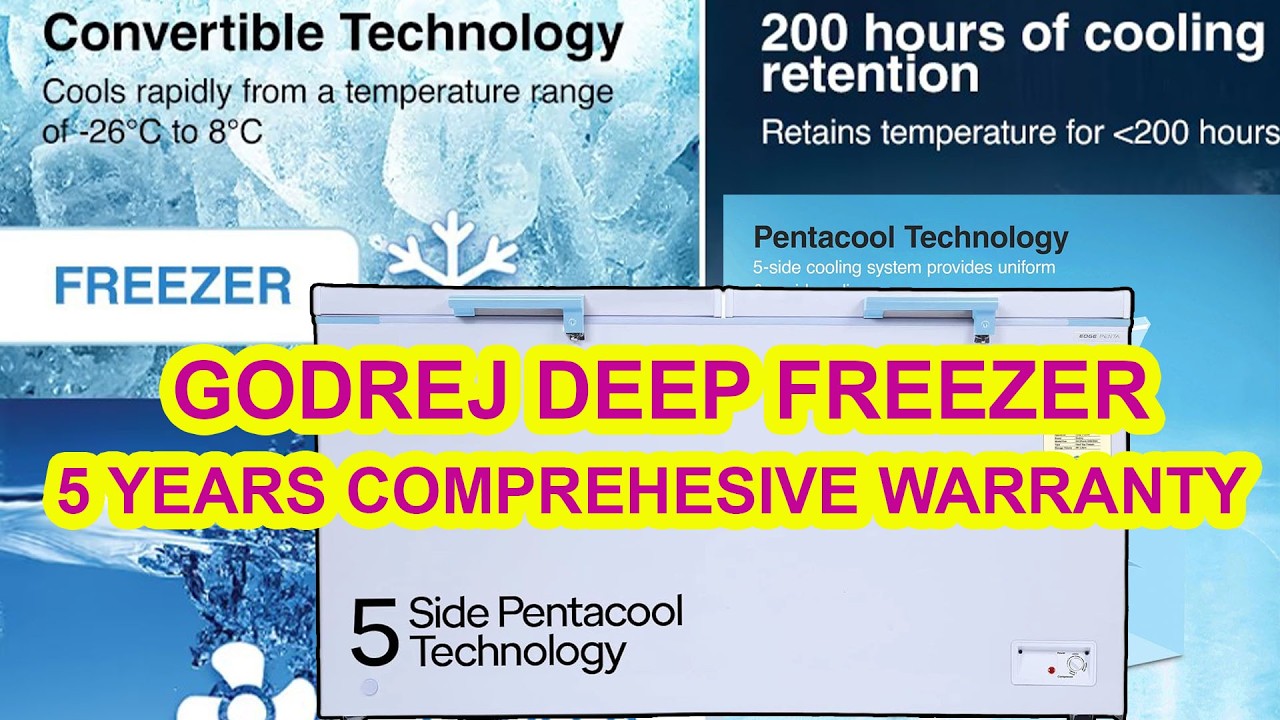 Godrej Deep Freezer Review | Features, Capacity & Power Consumption | Heavy Cooling, Heavy Duty 💪