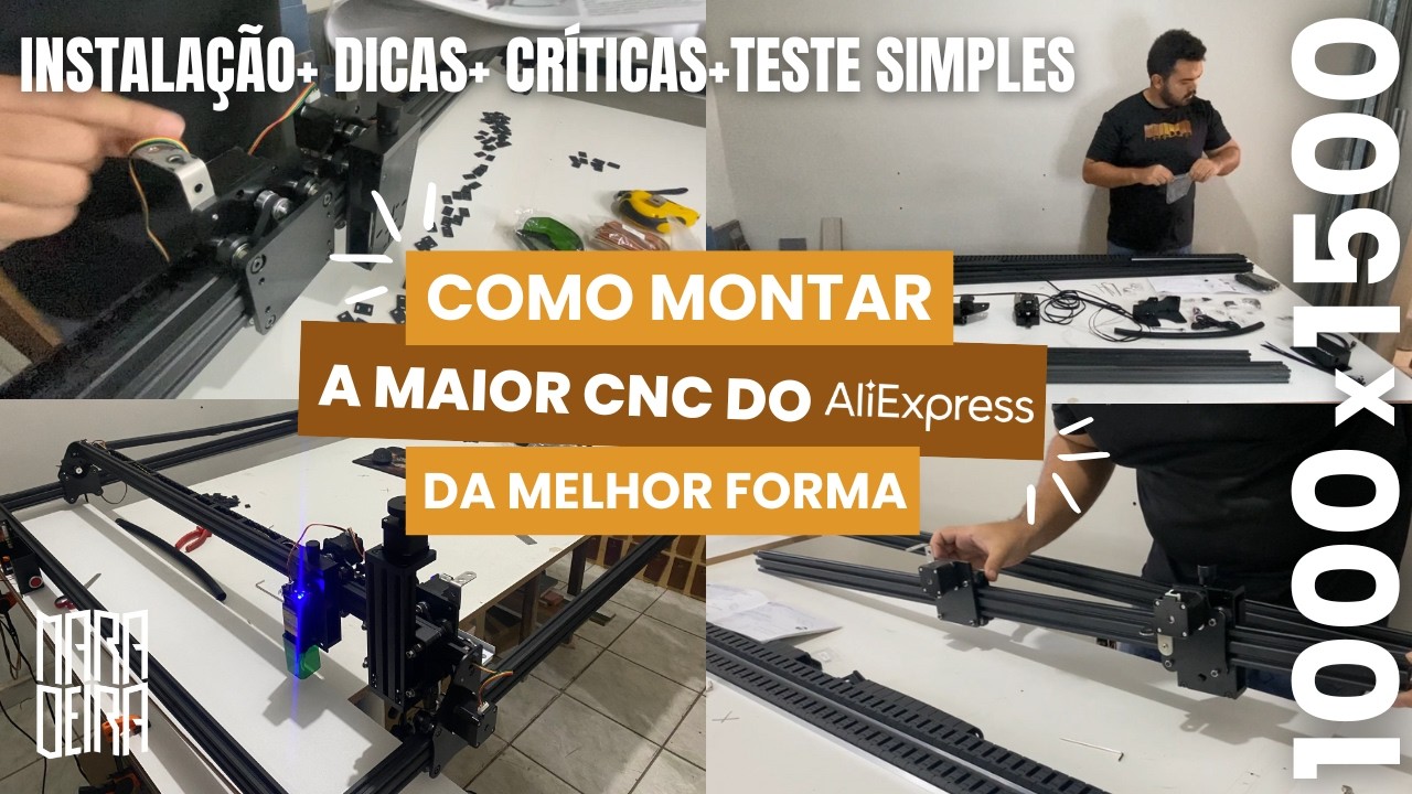 COMO MONTAR A CNC FEUNGSAKE - DICAS + OBSERVAÇÕES - HOW TO BUILD CNC FEUNGSAKE