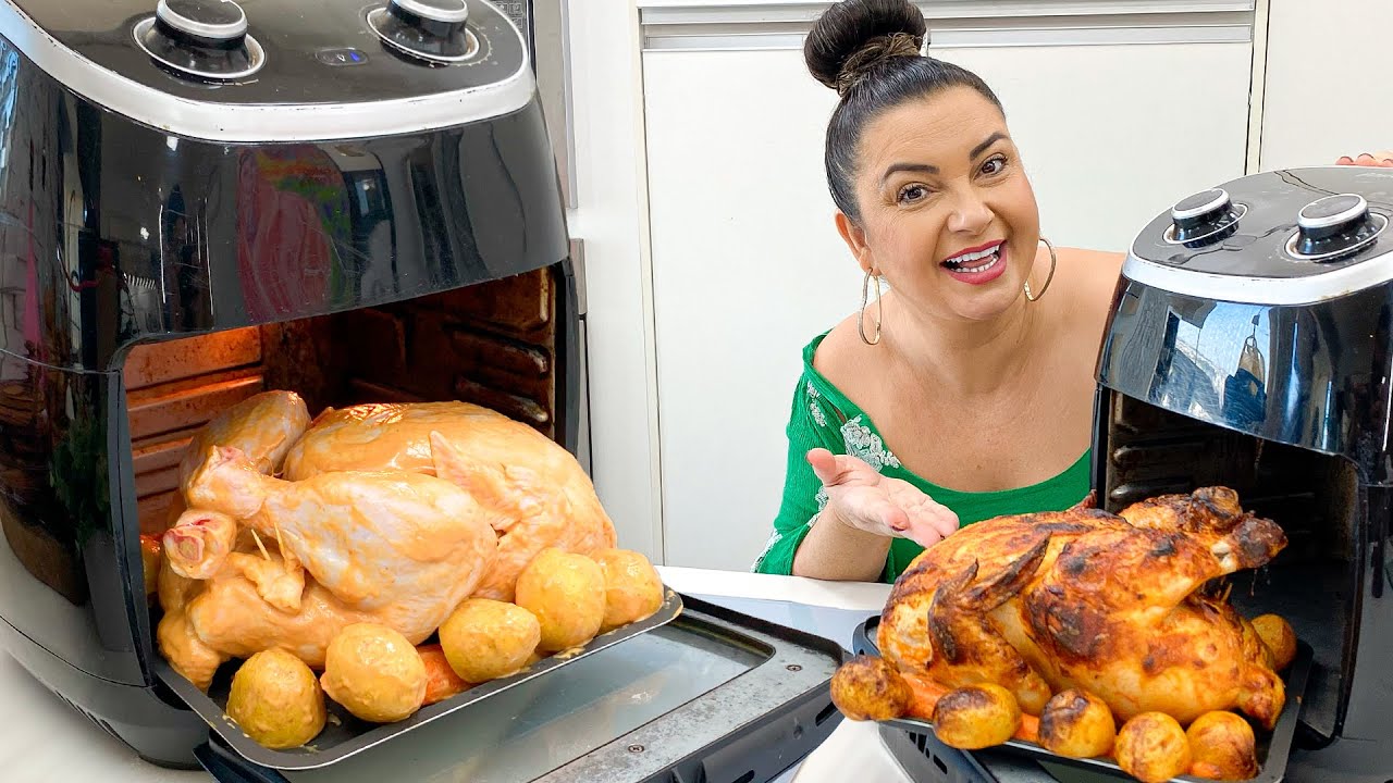 FRANGO DE PADARIA NA AIRFRYER MAIS FÁCIL IMPOSSIVEL!