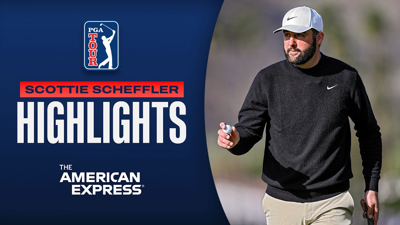 Scottie Scheffler shoots 9-under 63 | Round 1 Highlights | The American Express