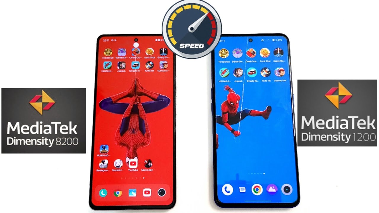 Dimensity 8200 vs Dimensity 1200 SpeedTest 🔥🔥🔥