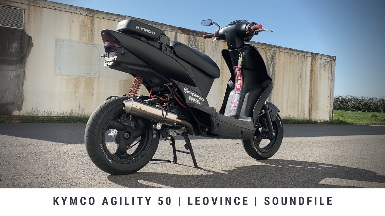 Kymco Agility 50MMC | LeoVince Handmade Titan | SOUNDFILE