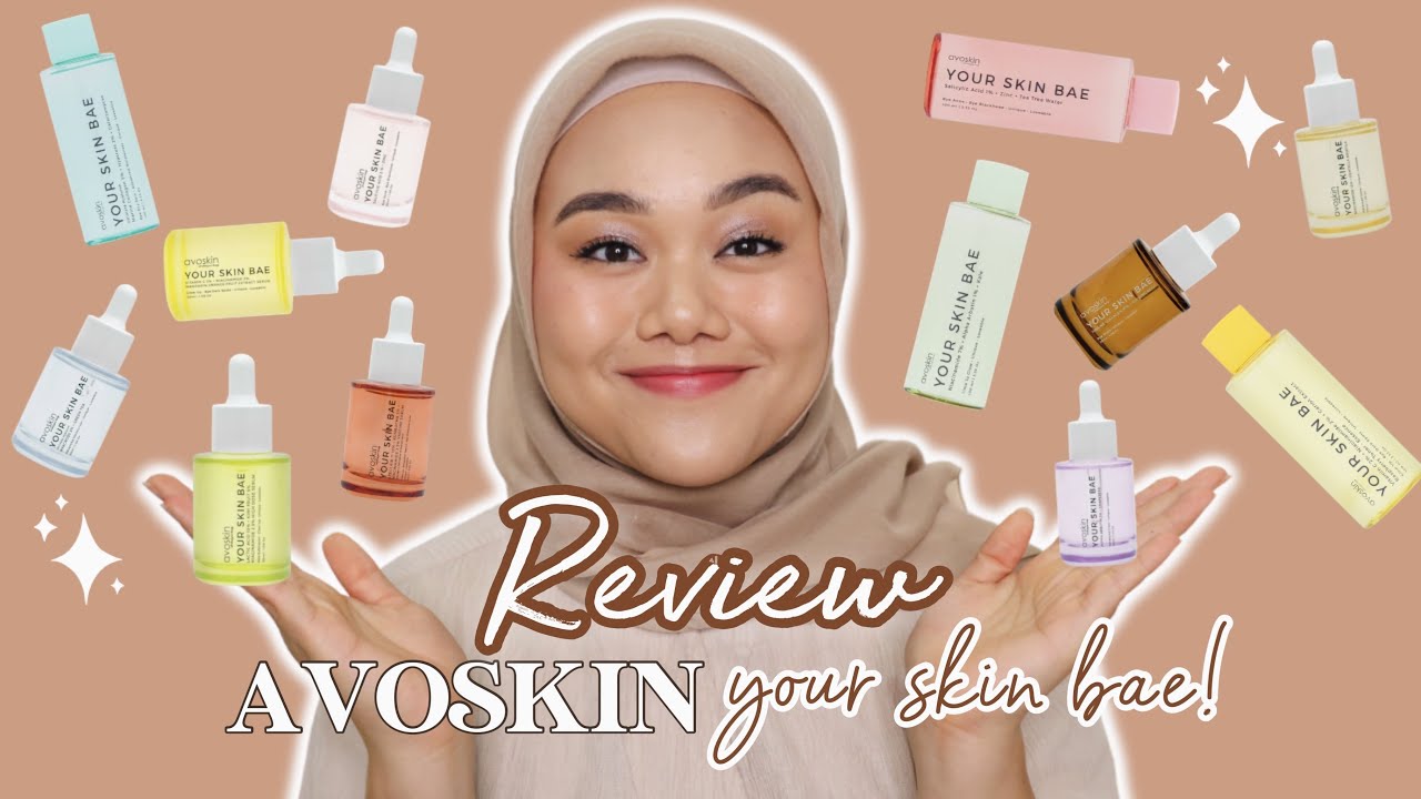 KAMUS LENGKAP AVOSKIN YOUR SKIN BAE! Review 4 Toner 8 Serum! abis ini kalian tau mana yang cocok!