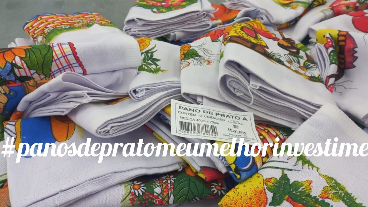 PANOS DE PRATO PARAÍBA (itatex) LINDAS ESTAMPAS MELHOR PREÇO 🤑#panosdepratomeumelhorinvestimento