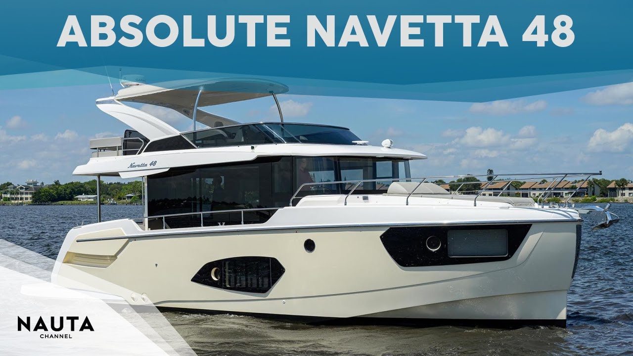 Absolute Yachts Navetta 48 - exclusive boat tour esterni e cabine