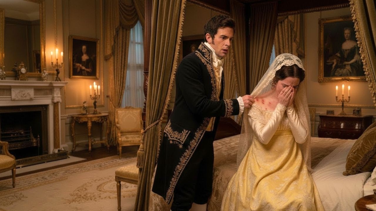 Their Wedding Night Began in Silence—Until the Duke Noticed the Scars She Hid Beneath Silk.