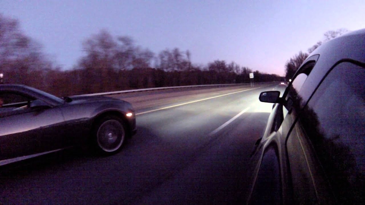 2014 Mustang GT vs 2011 Camaro SS [Stock vs Stock]
