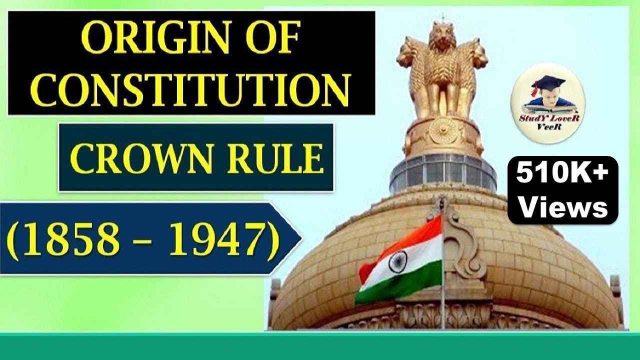 L3: Origin of Constitution During Crown Rule 1858–1947, Indian Polity for #UPSC, Constitution | VeeR