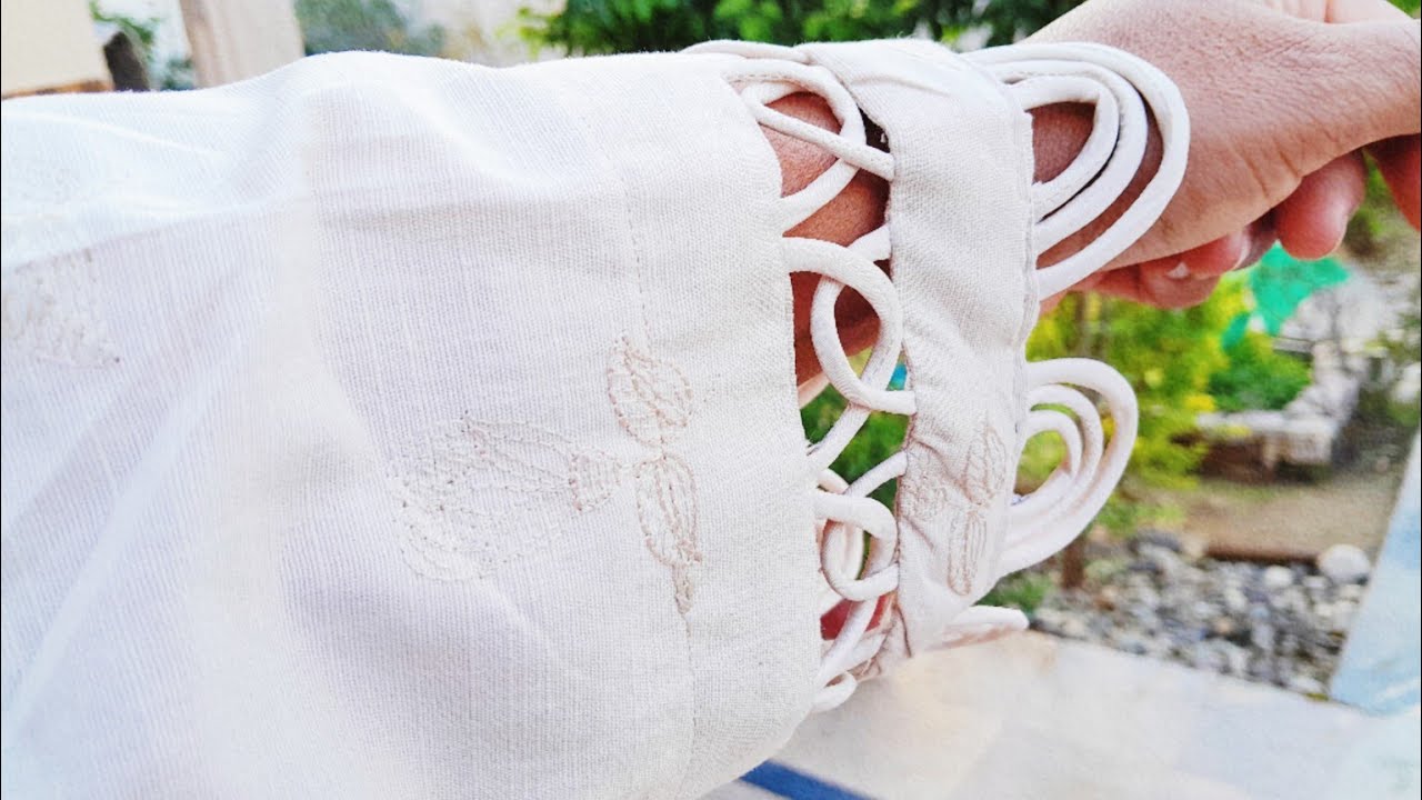 beautiful sleeves ki design |designer  bazo ka design 2024