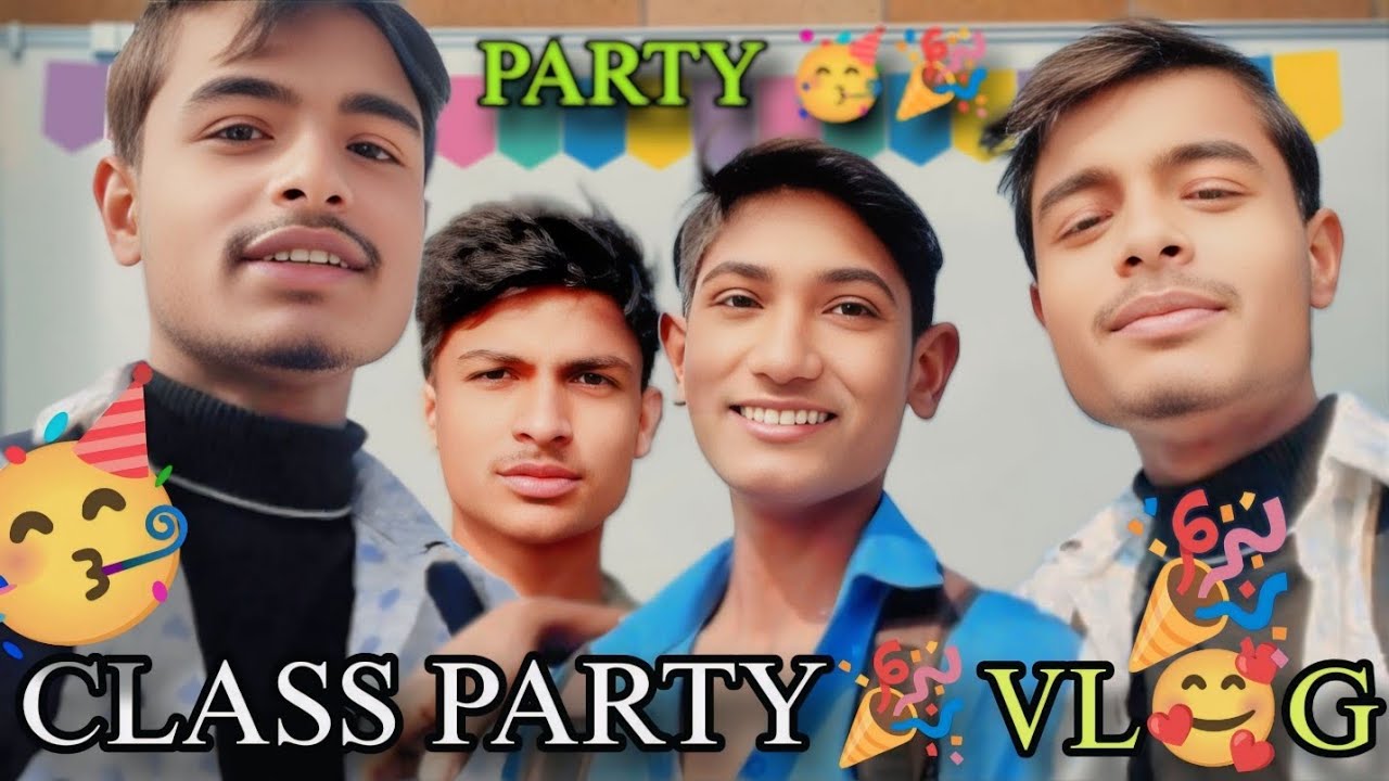 Best Class Party Vlog in 2025 || Class Party in my School || Maqsood Aly 0.9