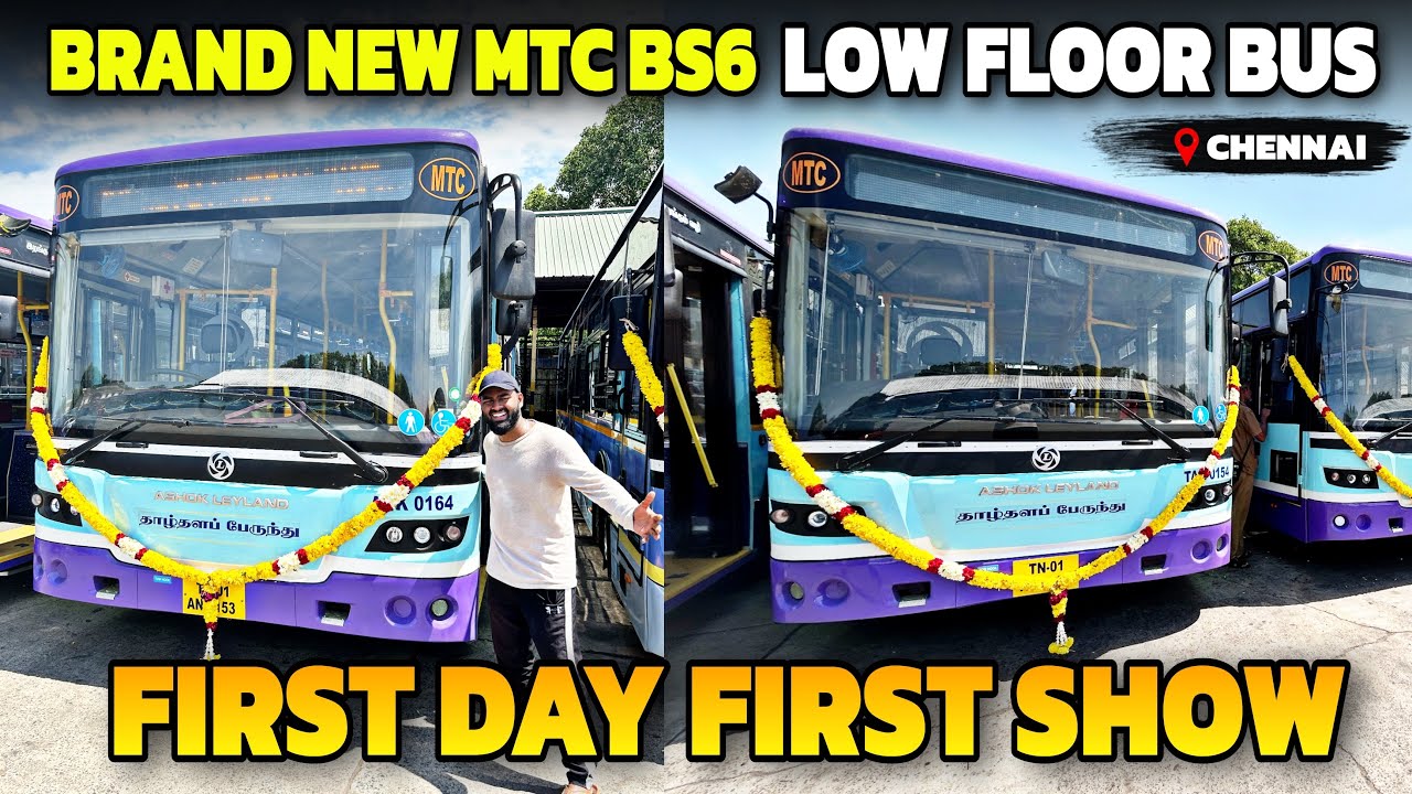 💥🤯NEW MTC BS6 LOW FLOOR BUS La Ivalo Facilities Iruka⁉️💢 இது Car-ஆ இல்ல Bus-ஆ😱 | Peri Vlogs