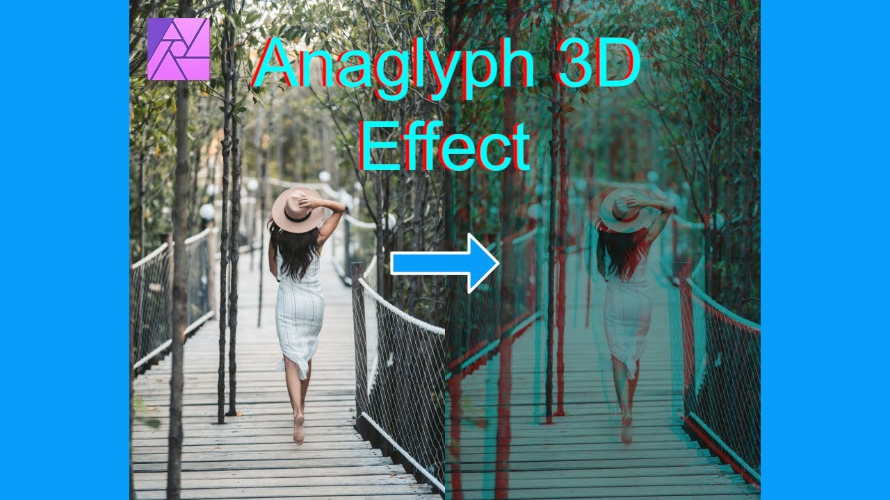 Anaglyph 3D Effect in Affinity Photo