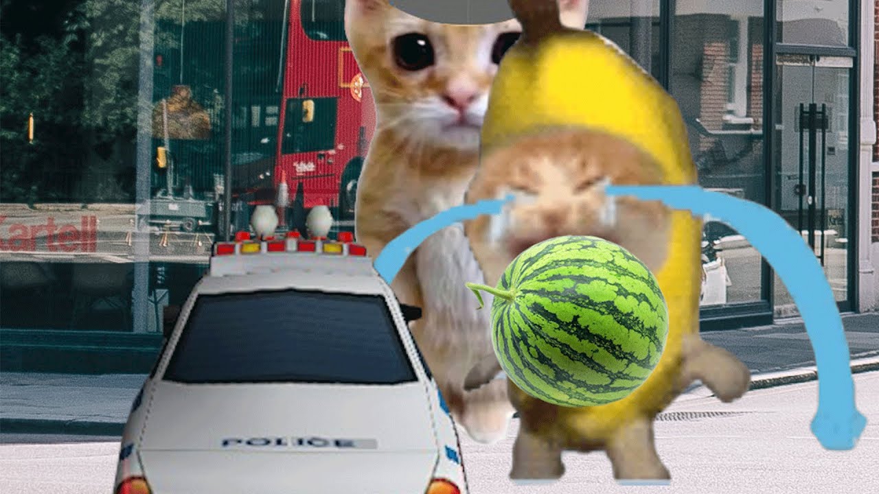 BANANA CAT 🐱 HAPPY AND 😿 CRY VIDEOS -3 #catmemes #cat #bananacat #happycat #fyp