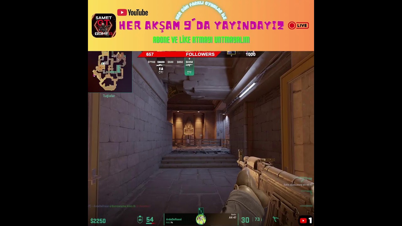 Cs Go 2 Hedef 1000 Abone | Akşam Yayını
