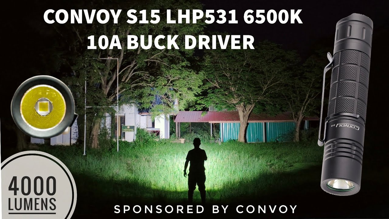 Convoy S15 LHP531 6500K 10A Buck Driver Review & vs S2+ XHP50.2 5700K 5A Buck Driver