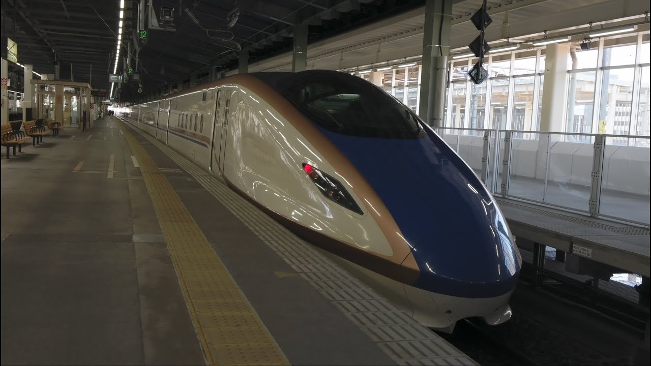 上越新幹線 とき330号 超広角車窓 （E7系運行） 進行左側 新潟～東京【4K60P】
