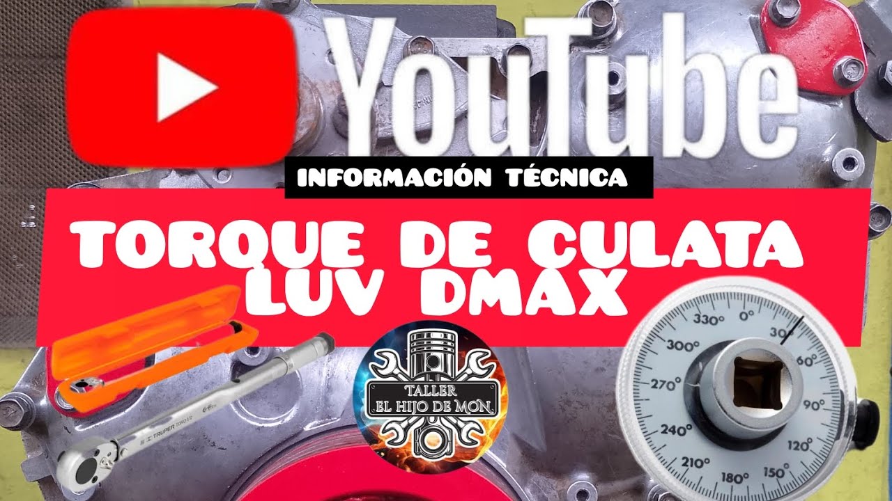 TORQUE DE CULATA • MOTOR ISUZU 4JH1 • LUV DMAX 3.0🔥 Aprende conmigo 💡