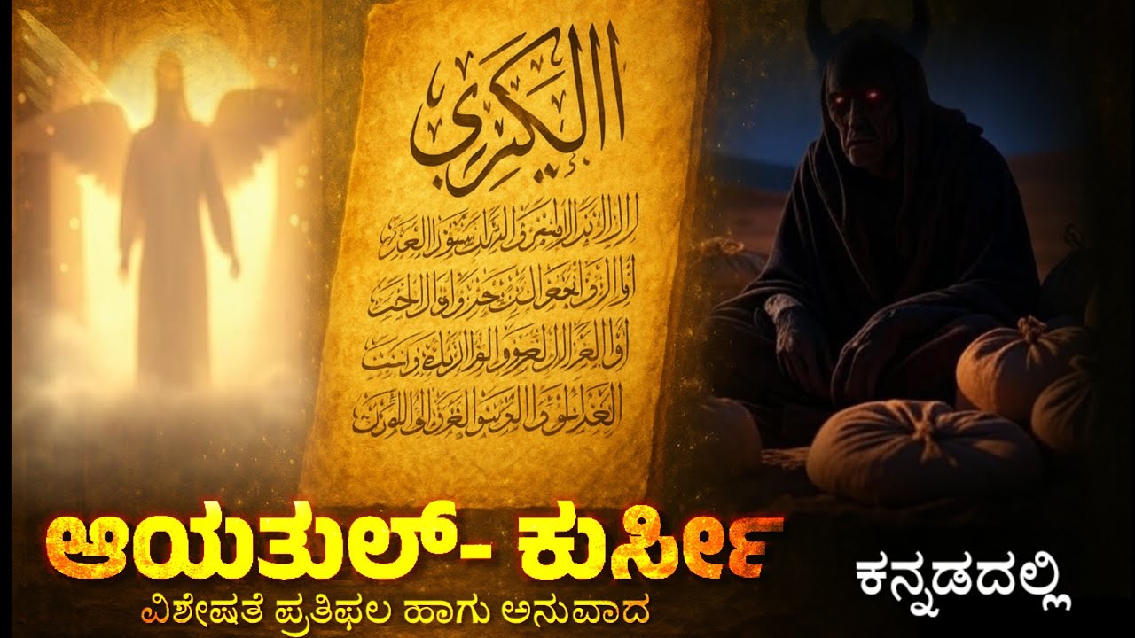 Ayatul kursi in kannada ಸಂಪೂರ್ಣ ವಿವರಣೆ ಆಯತುಲ್ ಕುರ್ಸೀ ಬಗ್ಗೆ #kannada #ayatulkursi 