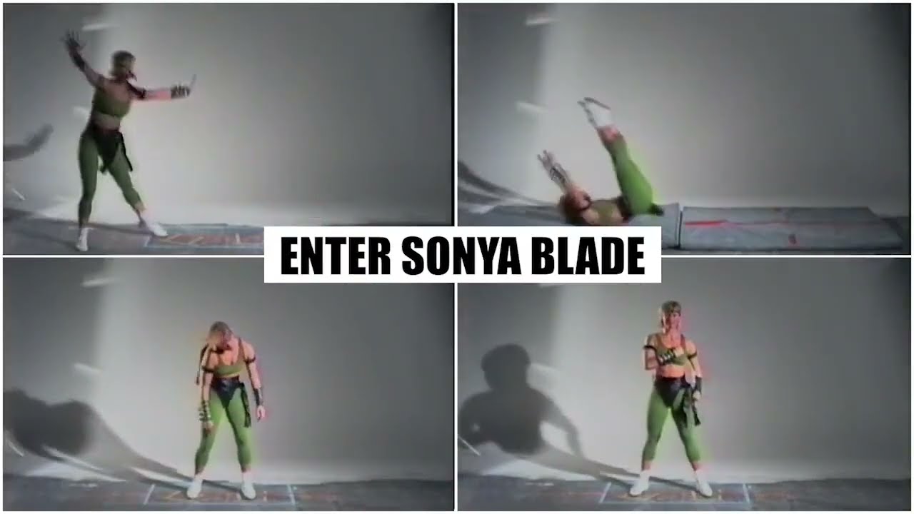 Sonya Blade Leg Grab - Mortal Kombat Behind-the-Scenes