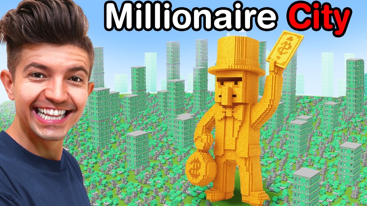 Я Нашёл Город Миллионеров-Жителей в Minecraft!