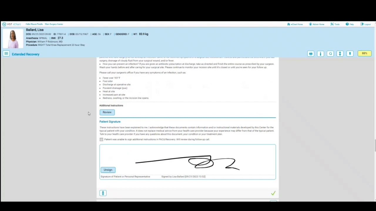 Explore the Extended Surgical Stay Workflow with HST's Electronic Charting