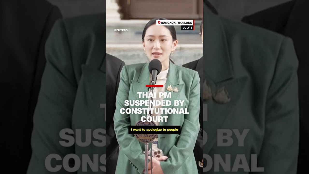 Thai PM suspended by constitutional court