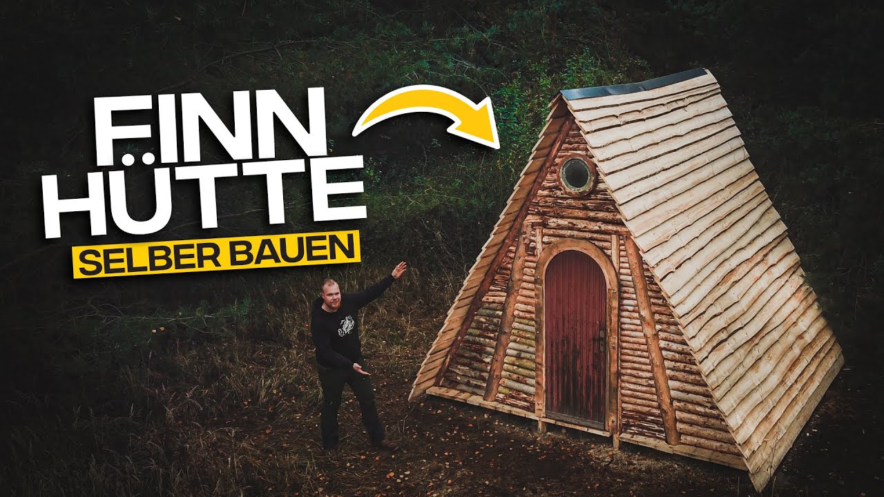 Finnhütte selber bauen #8 - Building an A Frame Cabin - Tom Siesing