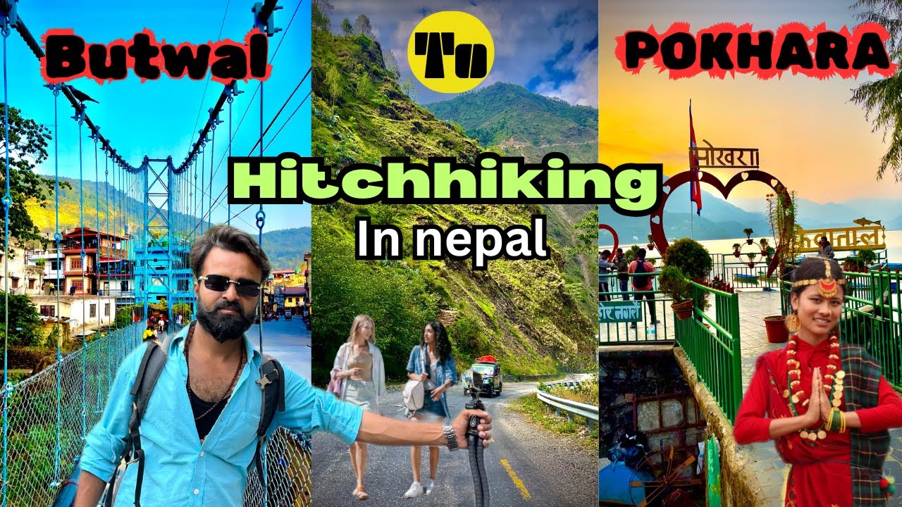 Butwal to Pokhara | hitchhiking in Nepal | travel vlog #travel #vlog #nepal