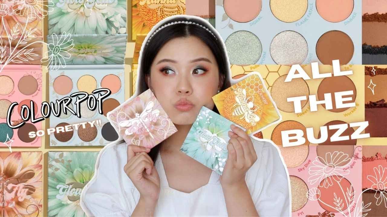 COLOURPOP ALL THE BUZZ 🐝 3 LOOKS, COMPARISONS + FULL REVIEW!
