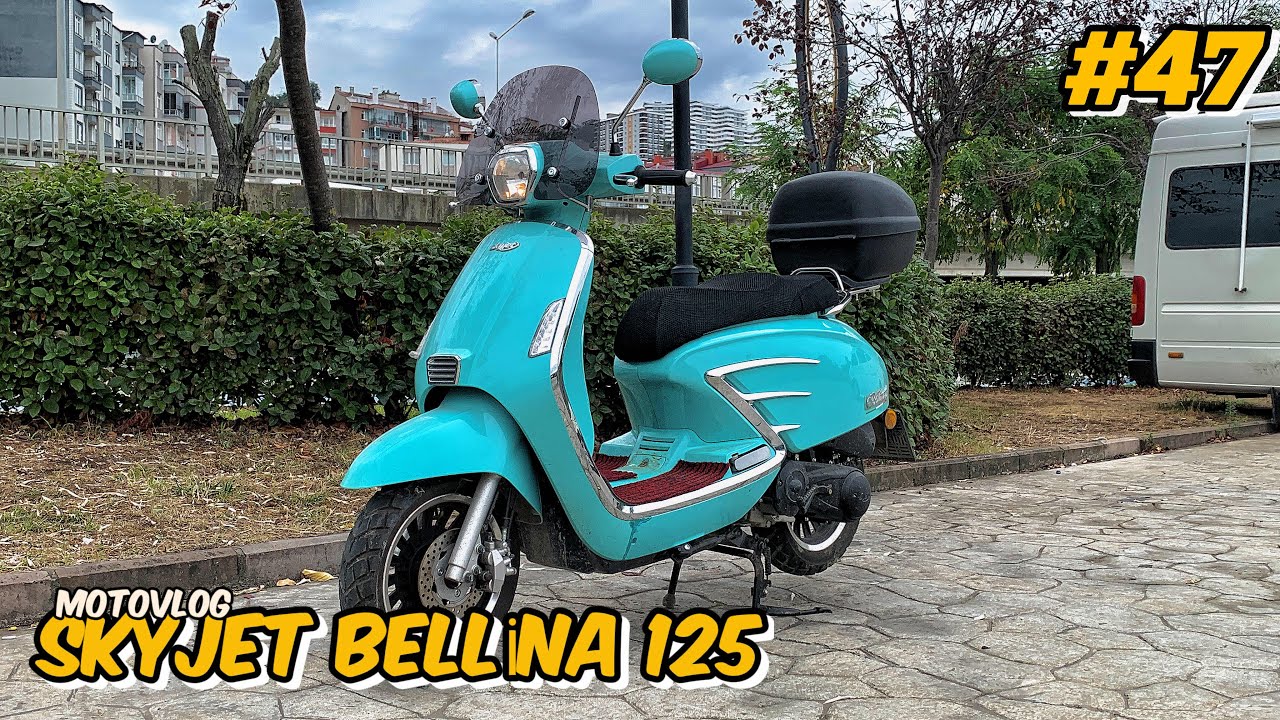 SKYJET BELLİNA 125 - İNCELEME - KULLANICI DENEYİMİ - TOP SPEED - MOTOVLOG - #47