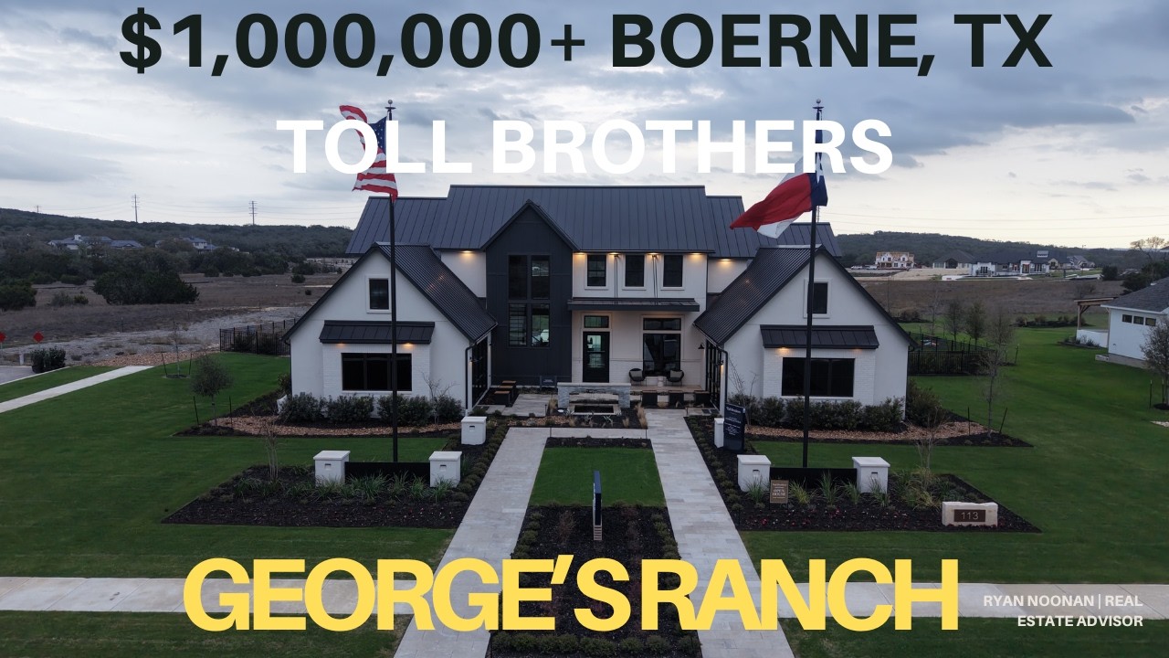MILLION DOLLAR TOLL BROTHERS Model Home | George's Ranch in Boerne, Texas